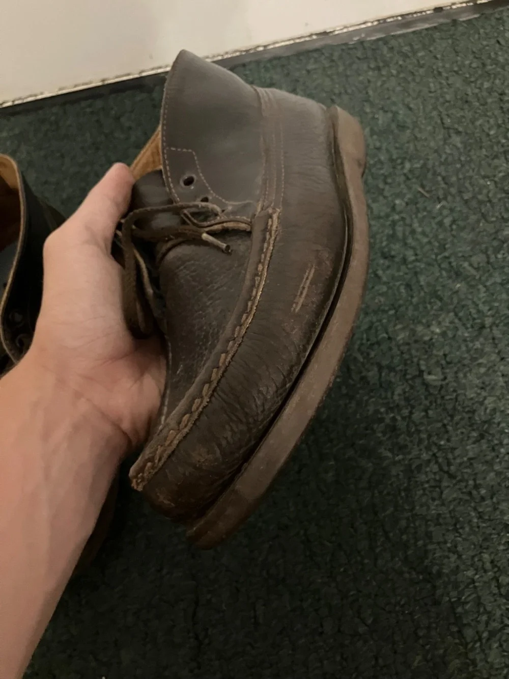Lot Of (2) WC Russell Moccasin Co boots 9.5 D Berlin Wisconsin USA W C